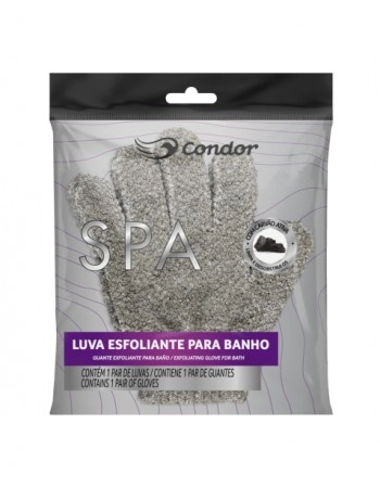 LUVA ESFOLIANTE CARVAO ATIVADO / 8325 / 972645