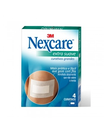 CURATIVO EXTRA SUAVE 60,3MM X 101MM 4 UN/ HB004364277