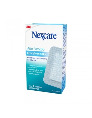 CURATIVO ALTA FIXACAO REMOCAO SEM DOR 76MM X 101MM 4 UN/ HB004661078