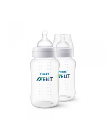PACK MAMAD ANTI COL C/2 330ML TRANSP/SCY106/02