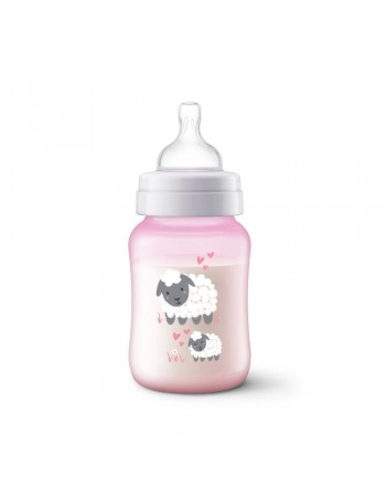 MAMAD ANTI COL 260ML ROSA OVELHA/SCY121/05