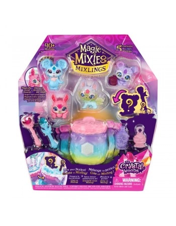 MAGIC MIXIES CALDEIRAO SURPRESA MIXLINGS 5 PACK - CRYSTAL WOODS/2473