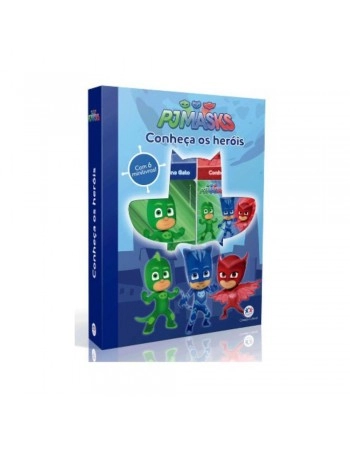 MINI BOX 6 MINI LIVROS - PJ MASKS/81098