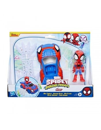 VEICULO E FIGURA SPIDEY WEB CRAWLER/F7454