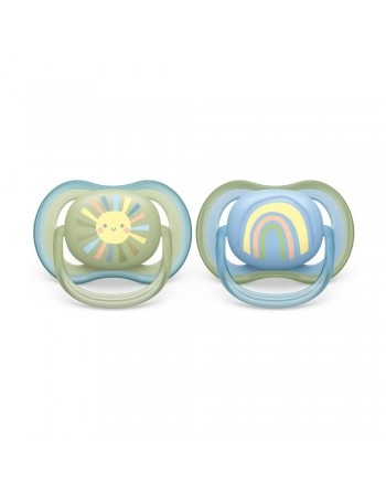 CHUP ULTRA AIR DUPLA DECORADA 0-6M AZUL E VERDE/SCF085/58