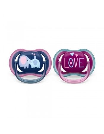 CHUP ULTRA AIR DUPLA DECORADA 18M+ AZUL E ROSA/SCF349/22
