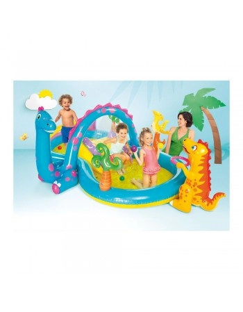 PISCINA PLAYGROUND MUNDO ENCANTADO DOS DINOSSAUROS 290L/57135