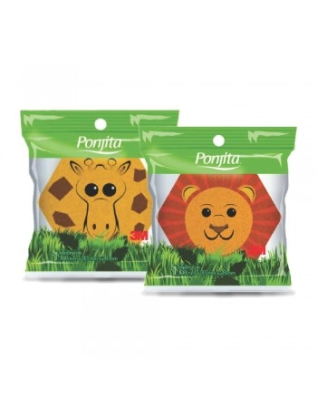 ESPONJA PARA BANHO ANIMAIS PONJITA/ HB004608004
