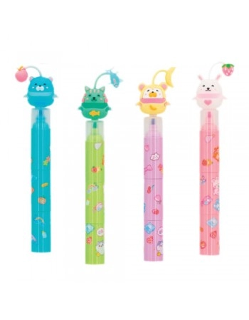 DISPLAY C/36 CANETAS MARCA-TEXTO BICHINHOS/SCB37