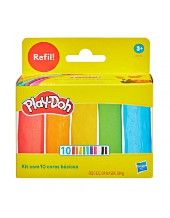 PLAY-DOH PACK C/10 BASTOES SORT/G1718