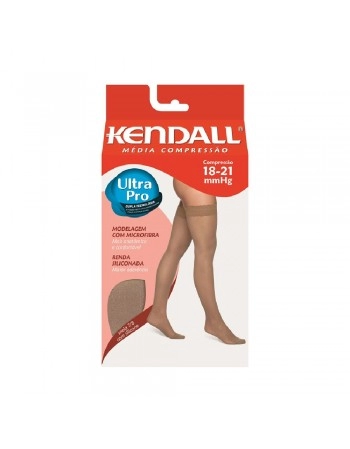 MEIA KENDALL MEDIA COMPRESSAO 7/8 C/SILICONE MEL M/411932