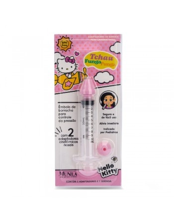 ADAPTADOR DE LAVAGEM NASAL 10ML TCHAU FUNGA FUNGA HELLO KITTY/LNMHK