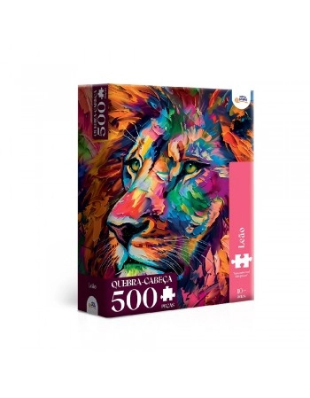 LEÃO - QUEBRA CABEÇA 500 PEÇAS/8084