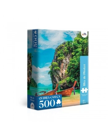 CIDADE 1 - QUEBRA CABEÇA 500 PEÇAS/8081