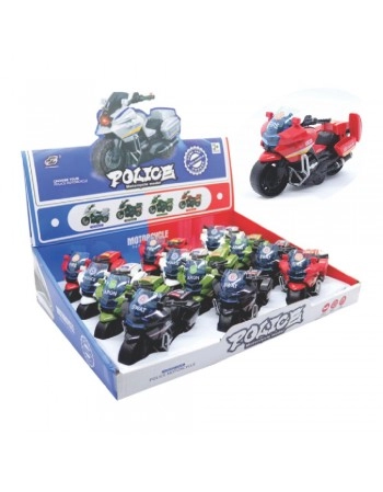 DISPLAY C/12 MINI MOTOCILCETA COM FRICÇÃO SORT/988