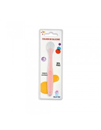 COLHER DE SILICONE ROSA/500-03