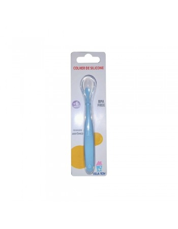 COLHER DE SILICONE AZUL/500-04