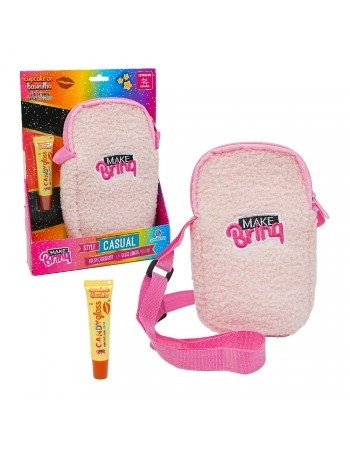 STYLE CASUALBOLSA PLUSH CROSODY COM GLOSS LABIAL/MK105