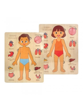 EDUCAPLAY TABULEIRO CORPO HUMANO SORT/BDM49