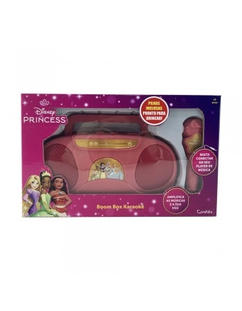 BOOMBOX E KARAOKÊ - PRINCESAS - PILHAS INCLUSAS/54071