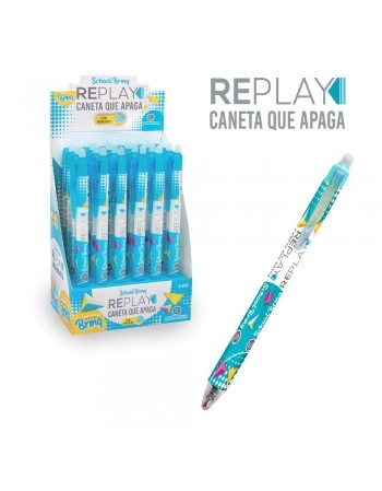 DISPLAY C/24 CANETA QUE APAGA REPLAY/SCB162