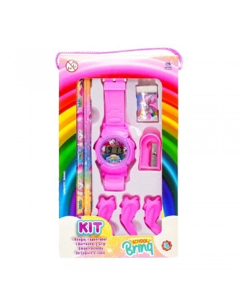 KIT ESCOLAR COM RELÓGIO / SCB85