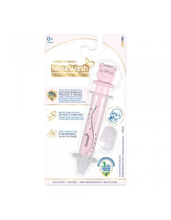 DISPOSITIVO P/LAVAGEM NASAL NOSEWASH PROTECT SENSE 10MML - URSO ROSA/NWPSRS01