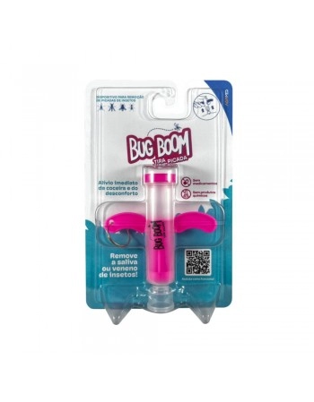 DISPOSITIVO P/ REMOÇÃO DE PICADAS DE INSETOS - TIRA PICADA BUG BOOM - ROSA/BBTPAI02