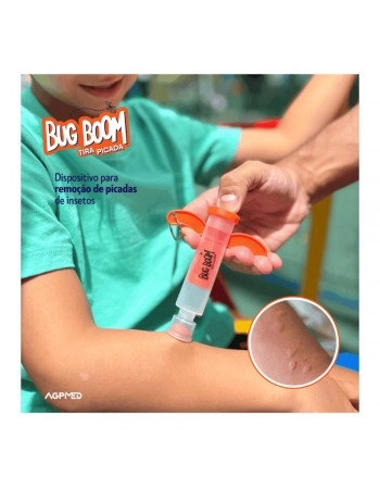 DISPOSITIVO P/ REMOÇÃO DE PICADAS DE INSETOS - TIRA PICADA BUG BOOM - VERDE/BBTPAI03