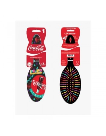ESCOVA DE CABELO OVAL COCA COLA 6894/973717