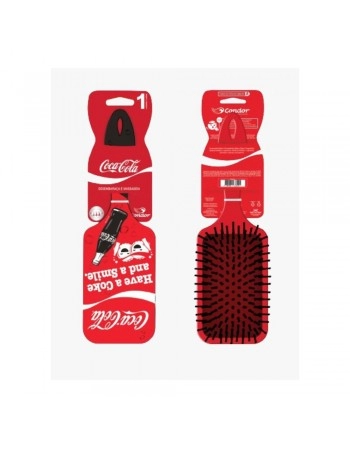ESCOVA DE CABELO RAQUETE COCA COLA 6893/973716