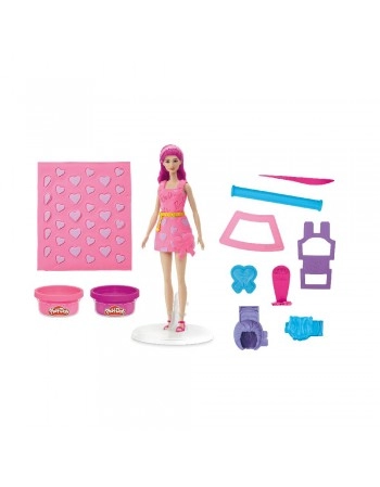 PLAY-DOH BARBIE CORACOES E CABELO/G1357