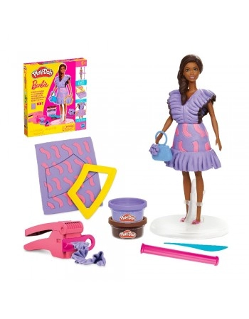 PLAY-DOH BARBIE DOLL FASHIONISTA NEGRA / G1359