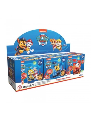 DISPLAY C/06 MINI QUEBRA-CABECA PATRULHA CANINA - MADEIRA/811078