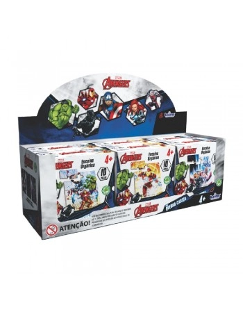 DISPLAY C/06 MINI QUEBRA-CABECA AVENGERS - MADEIRA/811077