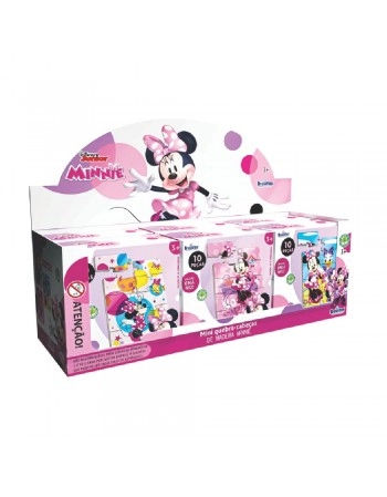 DISPLAY C/06 MINI QUEBRA-CABECA MINNIE - MADEIRA/811079