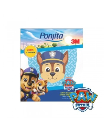 ESPONJA PARA BANHO PATRULHA CANINA PONJITA/