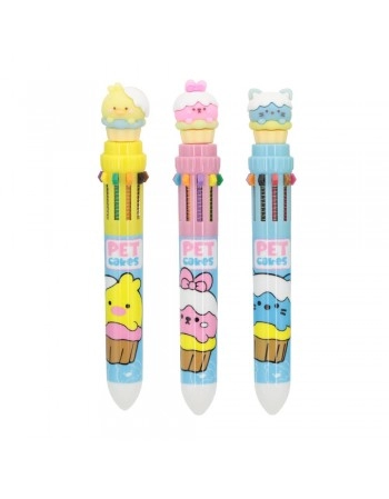 DISPLAY C/ 24 CANETA GEL 10 EM 1 PET CAKES C/ AROMA DE BAUNILHA/SCB203