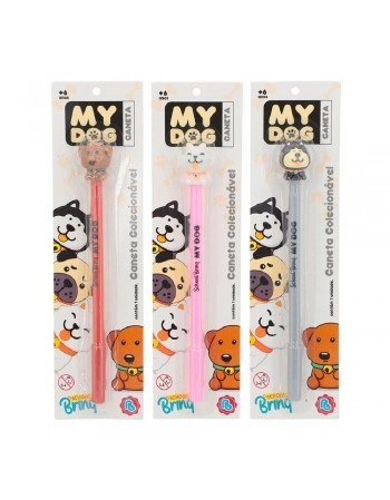 DISPLAY C/ 24 CANETA GEL MY DOG COLECIONÁVEL/SCB206