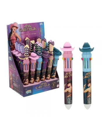 DISPLAY C/ 24 CANETA GEL 10 EM 1 ANA CASTELA/SCB-AC06