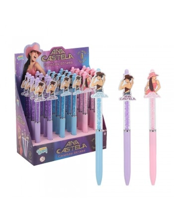 DISPLAY C/ 24 CANETA GEL STRASS ANA CASTELA/SCB-AC04