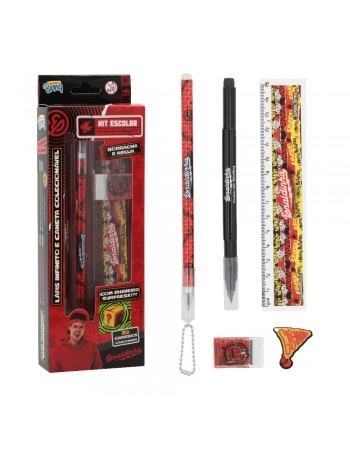 KIT PAPELARIA COM CHAVEIRO SURPRESA - ENALDINHO/SCB-ED11