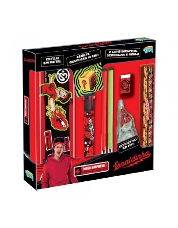 KIT PAPELARIA MEGA SURPRESA - ENALDINHO/SCB-ED15