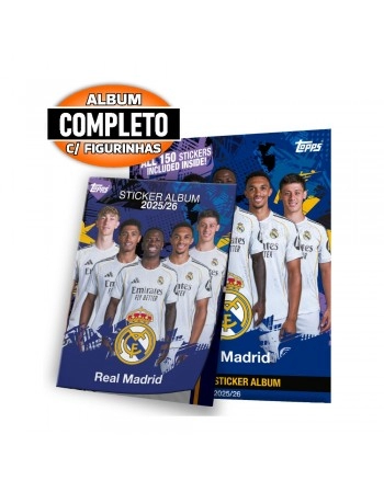KIT ÁLBUM E FIGURINHAS REAL MADRID 2025/26/25070384