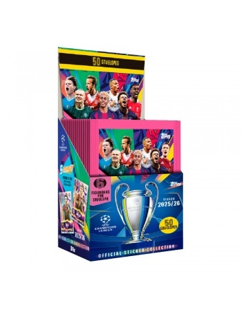 UEFA CHAMPIONS LEAGUE 2026 - 50 ENVELOPES / 300 FIGURINHAS/UCL25260007F50