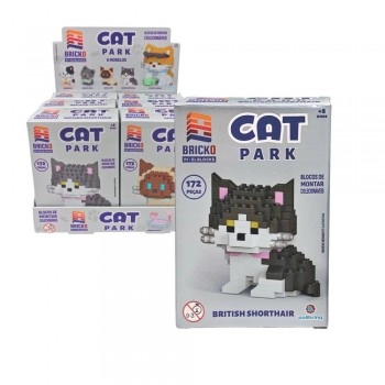 DISPLAY MICROBLOCKS - PET LOVERS - CATS/BKO01