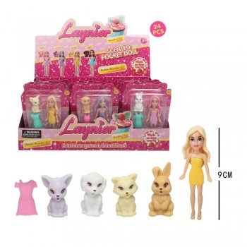 DISPLAY C/ 24 BONECAS 9CM/2140