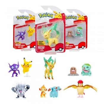 PACK FIGURA DE BATALHA SORTIDO, POKEMON / 3421