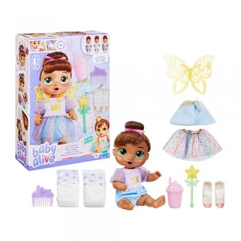 BABY ALIVE MODA DE CONTO DE FADAS MORENA SOPHIA / G1456