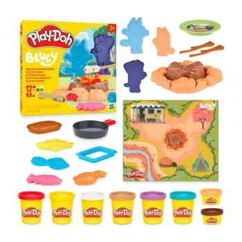 PLAY-DOH BLUEY GOES CAMPING PLAYSET / G0229